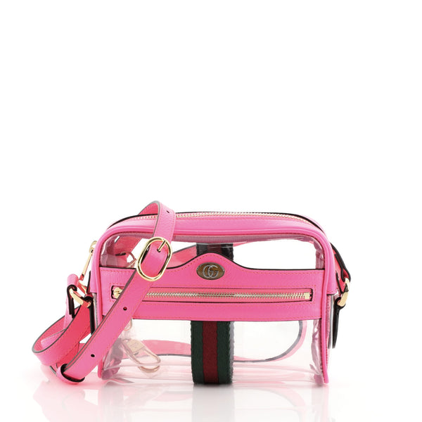 Gucci Ophidia Shoulder Bag PVC Mini Clear 5859110