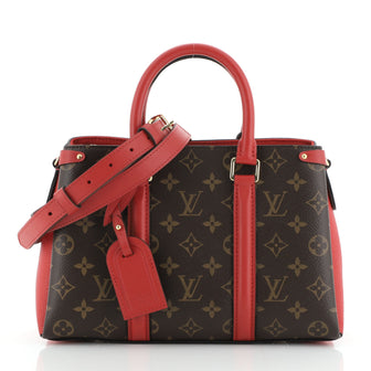Louis Vuitton Soufflot Tote Monogram Canvas with Leather BB