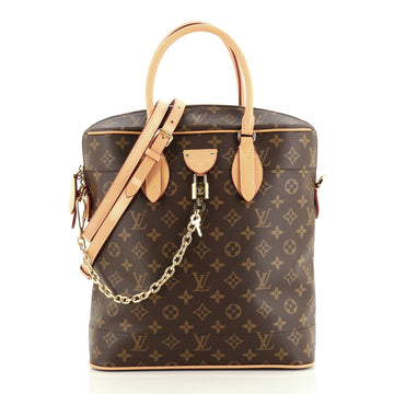 Louis Vuitton Carry All Handbag Monogram Canvas MM