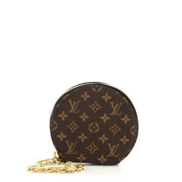 Louis Vuitton Boite Chapeau Coin Purse Monogram Canvas Micro