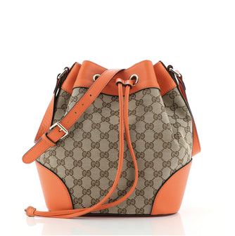 Gucci Classic Bucket Bag GG Canvas Medium