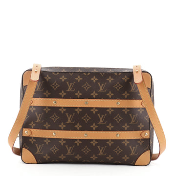 Louis Vuitton Soft Trunk Messenger Bag Monogram Canvas MM