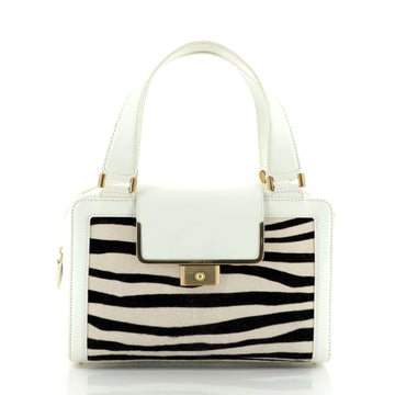 Jimmy Choo Cassidy Handbag Printed Pony Hair with Leather