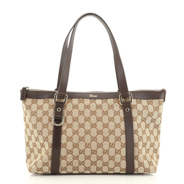 Gucci Abbey Zip Tote GG Canvas Medium