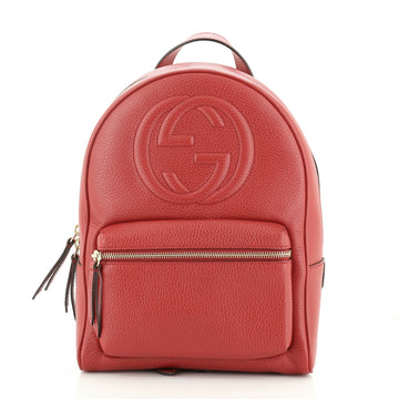 Gucci Soho Chain Backpack Leather