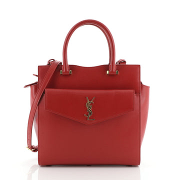 Saint Laurent Uptown Tote Leather Small