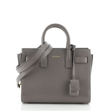 Saint Laurent Sac de Jour Bag Leather Nano
