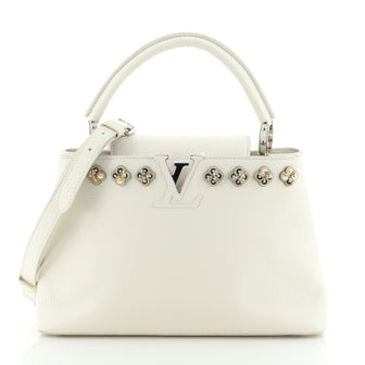 Louis Vuitton Capucines Bag Limited Edition Hanami Applique Leather PM