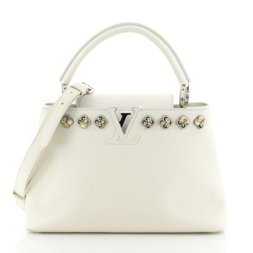Louis Vuitton Capucines Bag Limited Edition Hanami Applique Leather PM