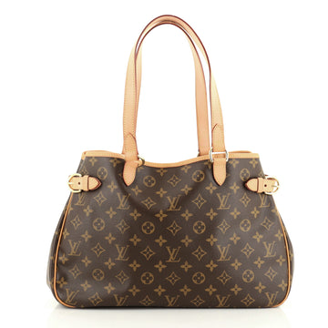 Louis Vuitton Batignolles Handbag Monogram Canvas Horizontal