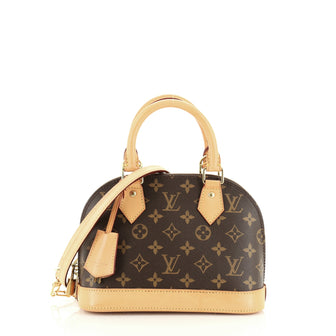 Louis Vuitton Alma Handbag Monogram Canvas BB