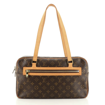 Louis Vuitton Cite Handbag Monogram Canvas GM