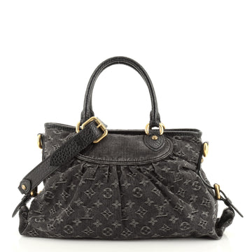 Louis Vuitton Neo Cabby Handbag Denim MM