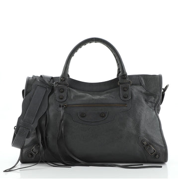 Balenciaga City Classic Studs Bag Leather Medium