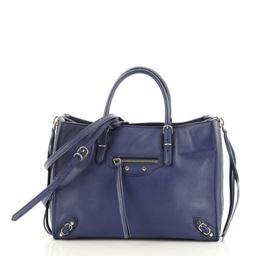 Balenciaga Papier A4 Zip Around Classic Studs Bag Leather Mini