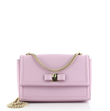 Salvatore Ferragamo Ginny Crossbody Bag Leather Medium