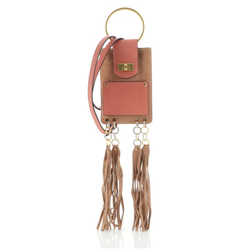 Chloe Jane Crossbody Bag Leather and Suede Mini
