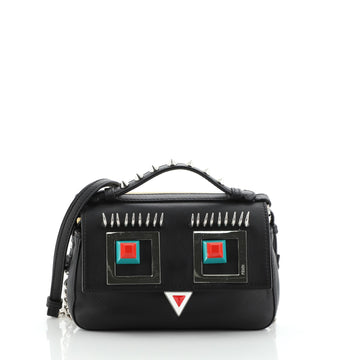 Fendi Hypnoteyes Double Baguette Crossbody Bag Leather Micro