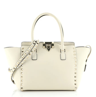 Valentino Rockstud Tote Rigid Leather Small