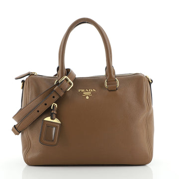 Prada Convertible Boston Bag Vitello Daino Medium