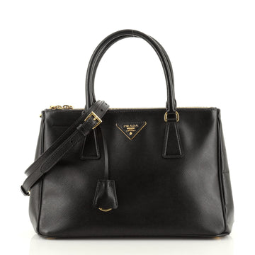 Prada Double Zip Lux Tote Saffiano Leather Small