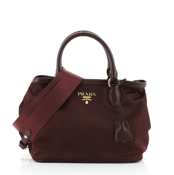 Prada Convertible Open Tote Tessuto Small