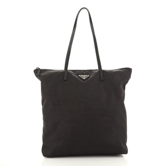 Prada Slim Zip Tote Tessuto Medium