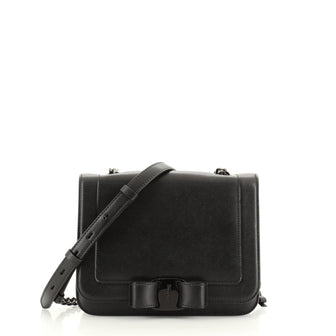 Salvatore Ferragamo Vara Rainbow Crossbody Bag Leather Small