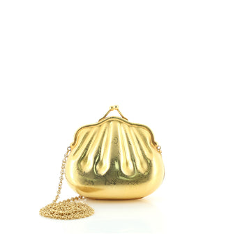 Gucci Kisslock Minaudiere Microguccissima Metal Small
