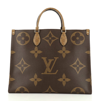 Louis Vuitton OnTheGo Tote Limited Edition Reverse Monogram Giant GM