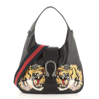 Gucci Dionysus Hobo Embroidered Leather Small