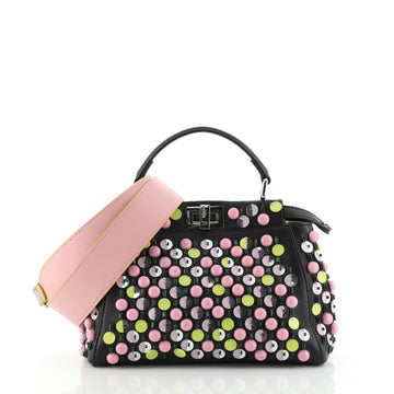 Fendi Peekaboo Bag Studded Leather Mini