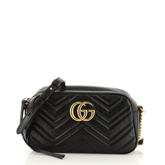 Gucci GG Marmont Shoulder Bag Matelasse Leather Small