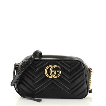 Gucci GG Marmont Shoulder Bag Matelasse Leather Small