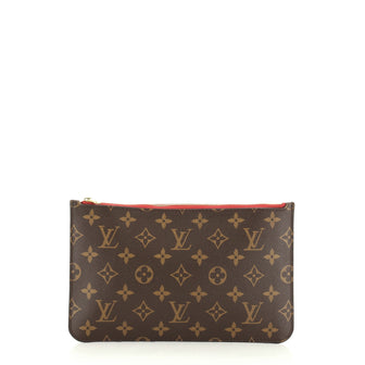 Louis Vuitton Neverfull Pochette Monogram Canvas Large