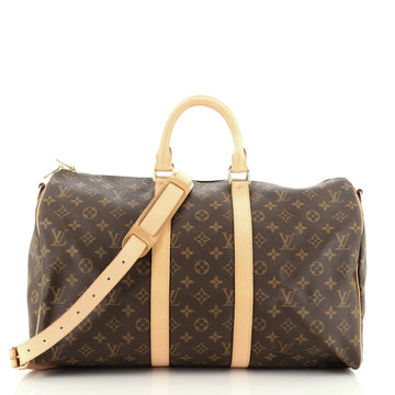 Louis Vuitton Keepall Bandouliere Bag Monogram Canvas 45