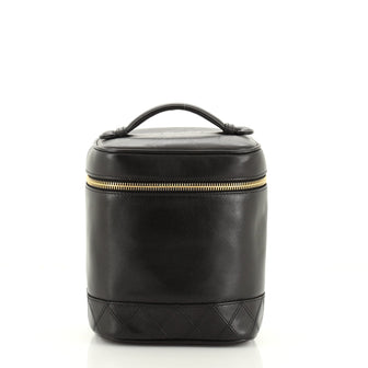 Chanel Vintage Cosmetic Case Lambskin Tall