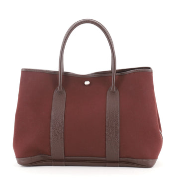 Hermes Garden Party Tote Toile and Leather 36