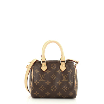 Louis Vuitton Speedy Bandouliere Bag Monogram Canvas Nano