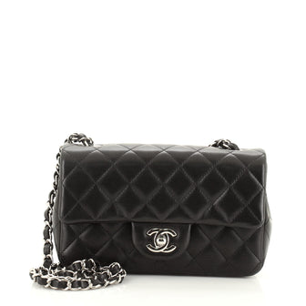 Chanel Classic Single Flap Bag Quilted Lambskin Mini