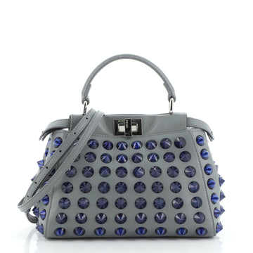 Fendi Peekaboo Bag Studded Leather Mini
