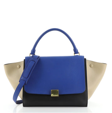Celine Tricolor Trapeze Bag Leather Medium