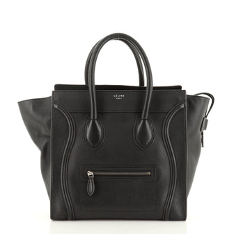 Celine Luggage Bag Grainy Leather Mini