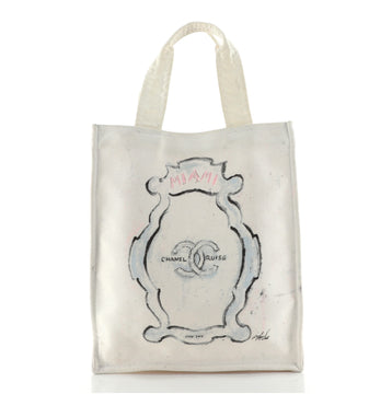 Chanel Cruise Tote Printed Canvas Medium