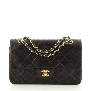 Chanel Vintage Classic Double Flap Bag Quilted Lambskin Medium