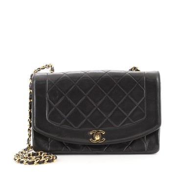 Chanel Vintage Diana Flap Bag Quilted Lambskin Medium
