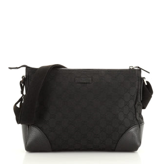 Gucci Zip Top Messenger GG Canvas Medium