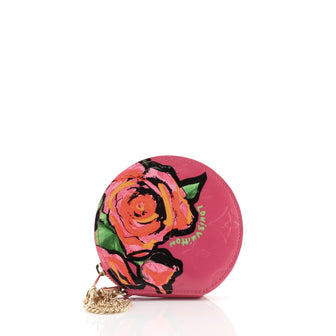 Louis Vuitton Chapeau Coin Purse Limited Edition Monogram Vernis Roses
