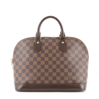 Louis Vuitton Vintage Alma Handbag Damier PM