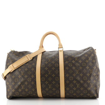 Louis Vuitton Keepall Bandouliere Bag Monogram Canvas 55